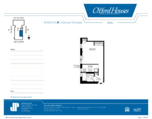 View of floor plan A line 434 East 72nd Street